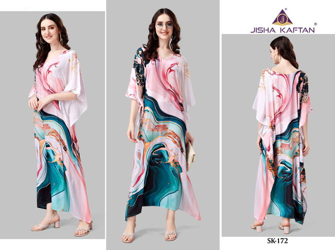 Jelite Silk Kaftan Vol 9 Daily Wear Silk Printed Kaftan Catalog
